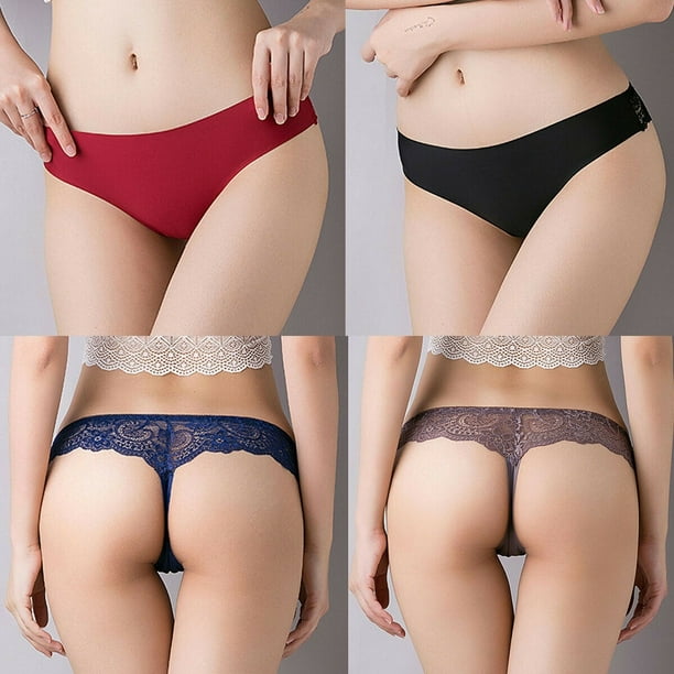 Women Lace Lingerie G-strings Briefs Underwears Panties Tstring ThongsKnickeRCUS